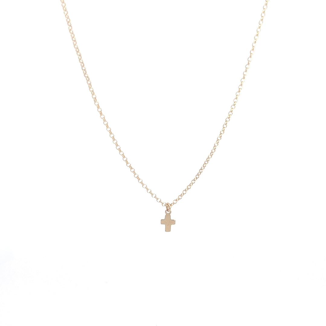 Tiny Cross Necklace