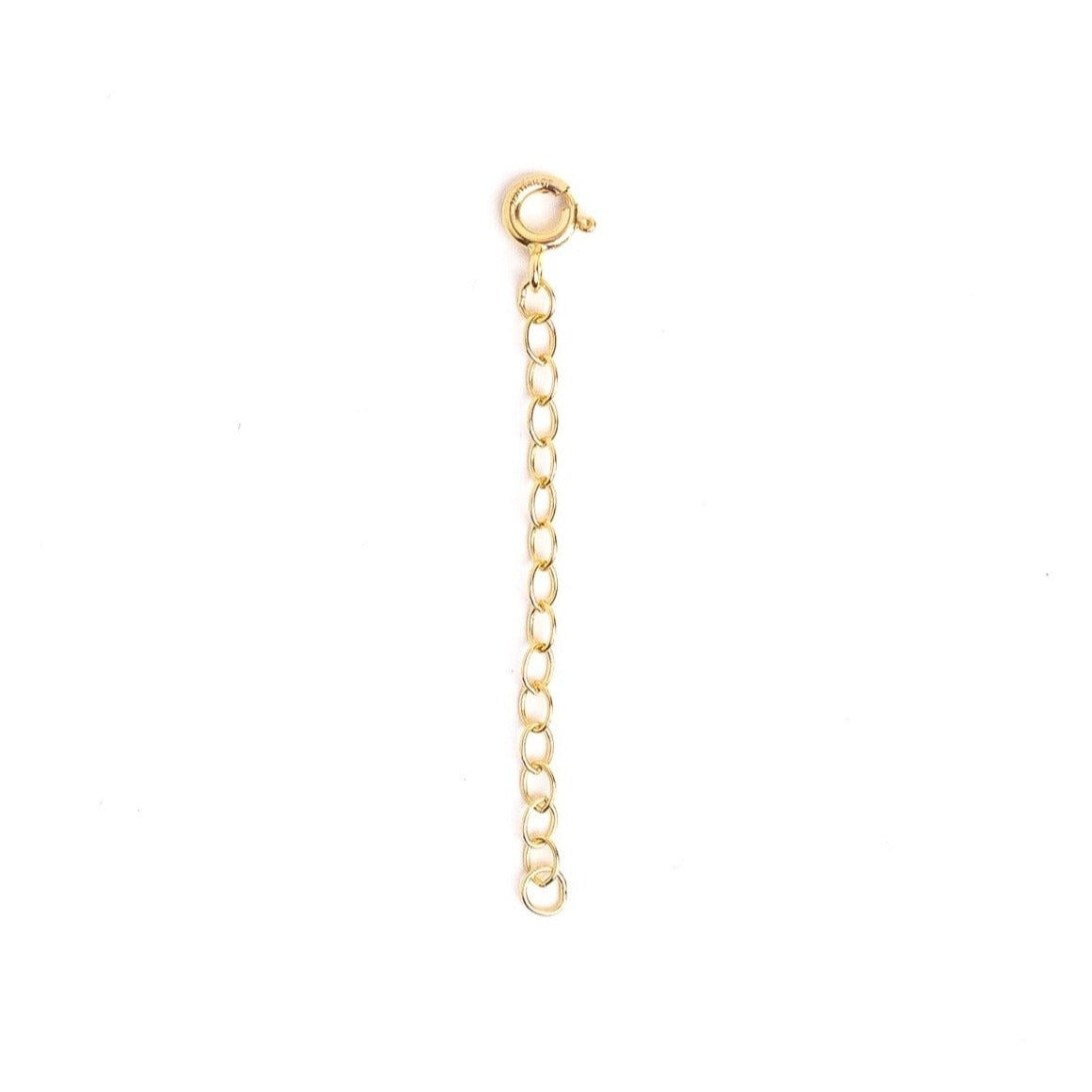 Real 18K Gold Extender Chain DIY Necklace Bracelet 18K Solid