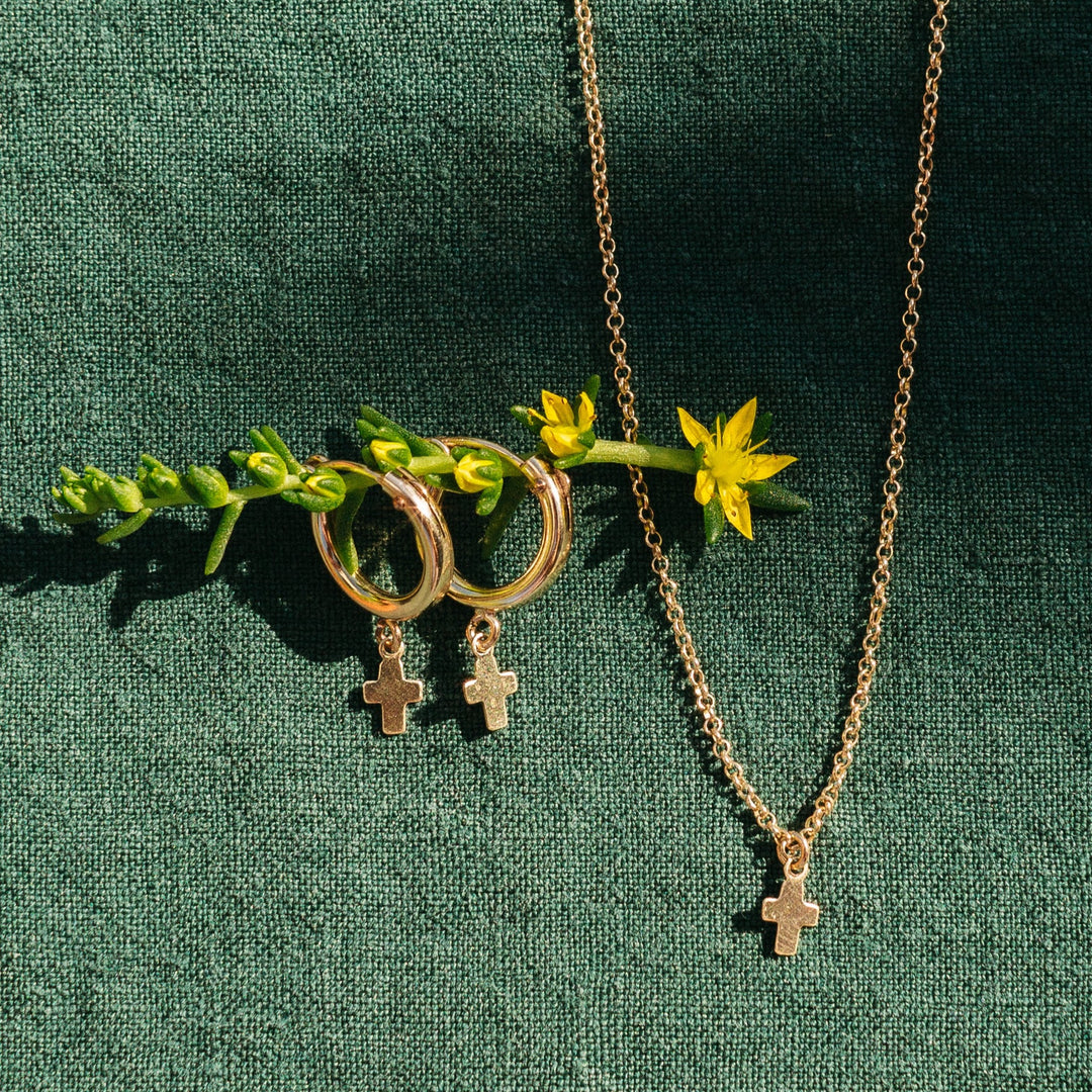 Tiny Cross Necklace