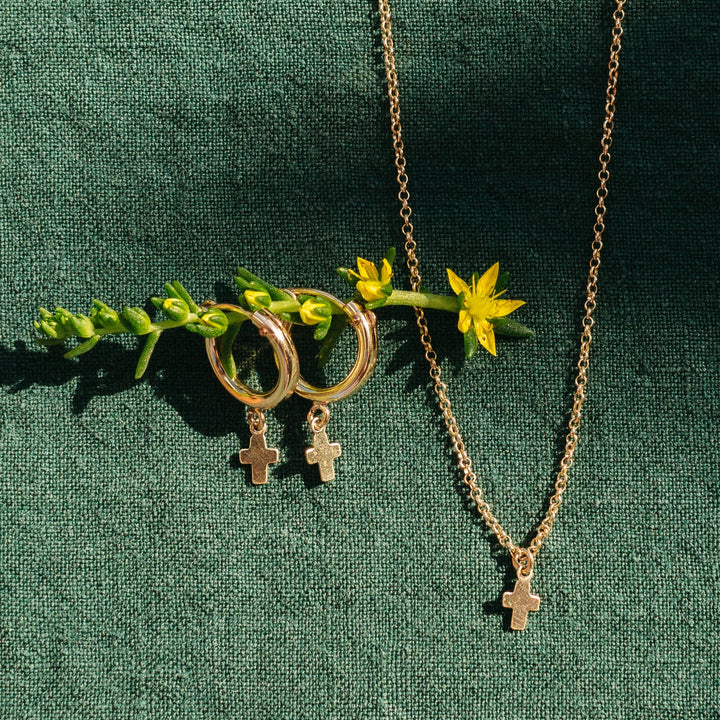 Tiny Cross Necklace