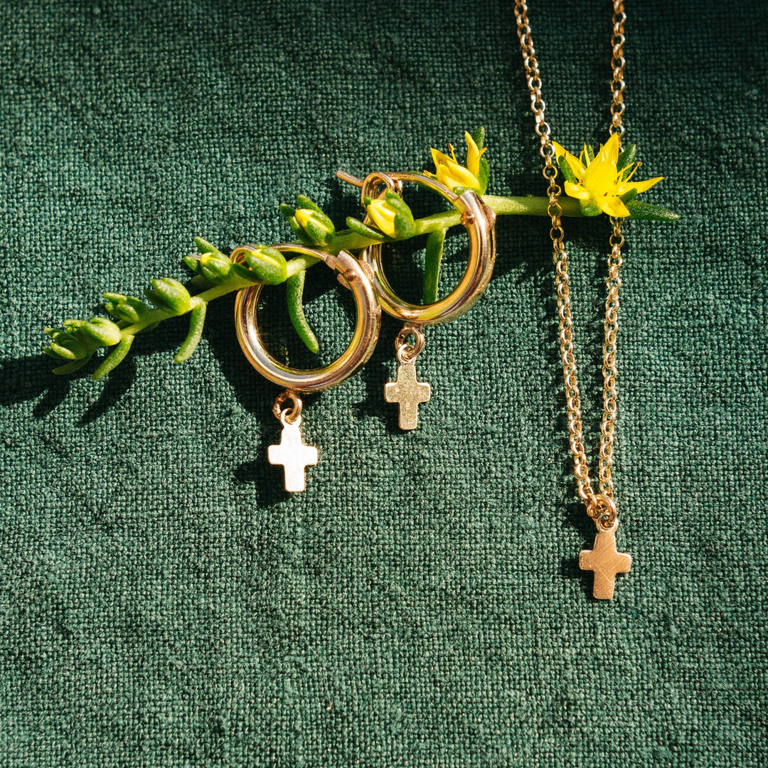 Tiny Cross Necklace