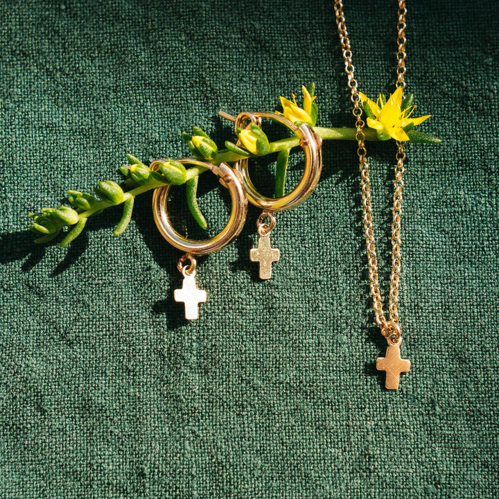Tiny Cross Necklace