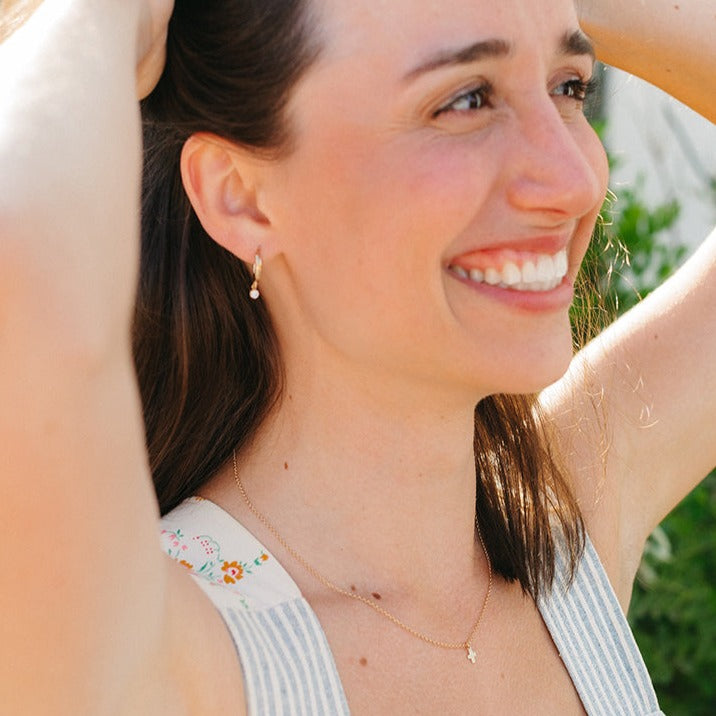 Tiny Cross Necklace
