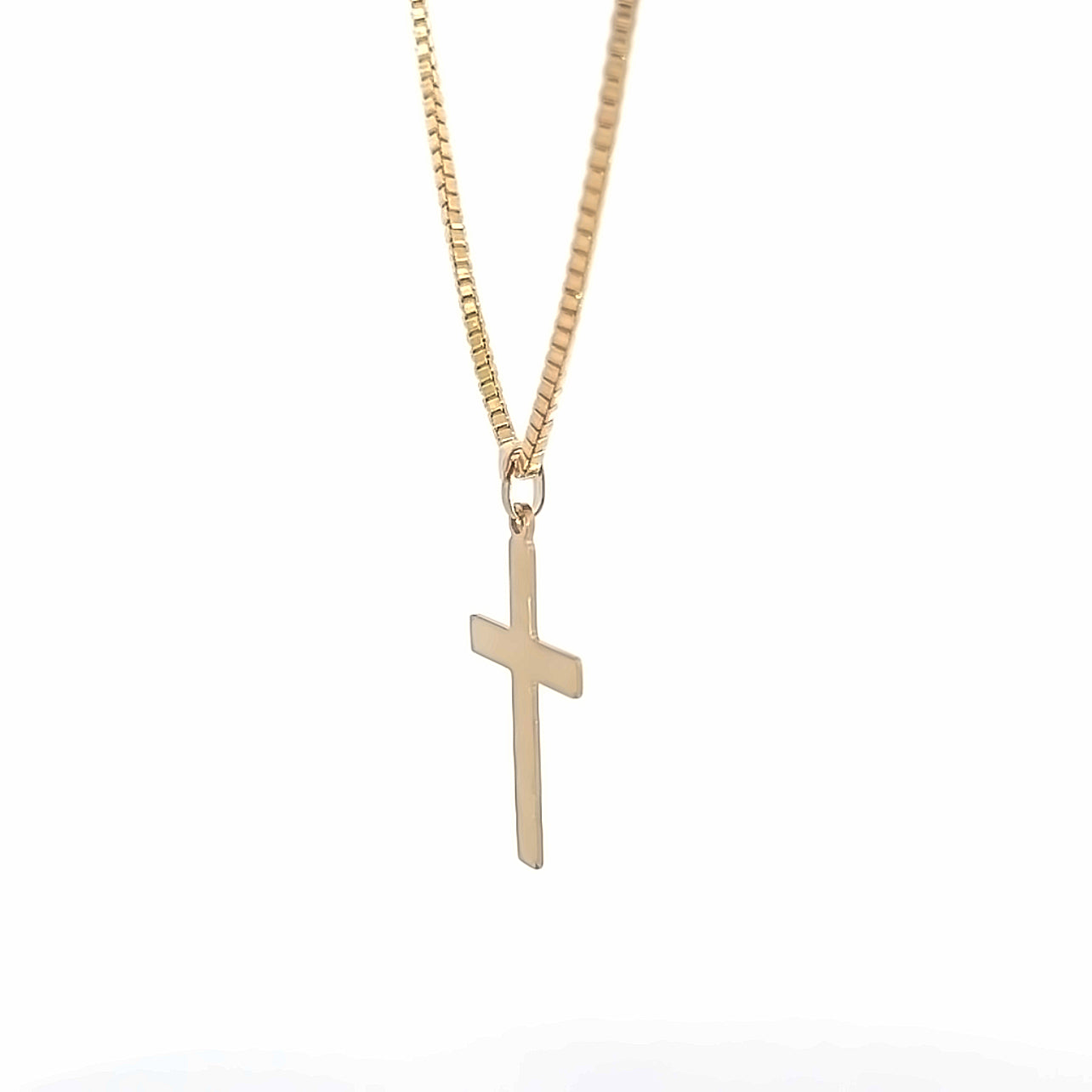 Mens gold cross necklaces on sale 24k