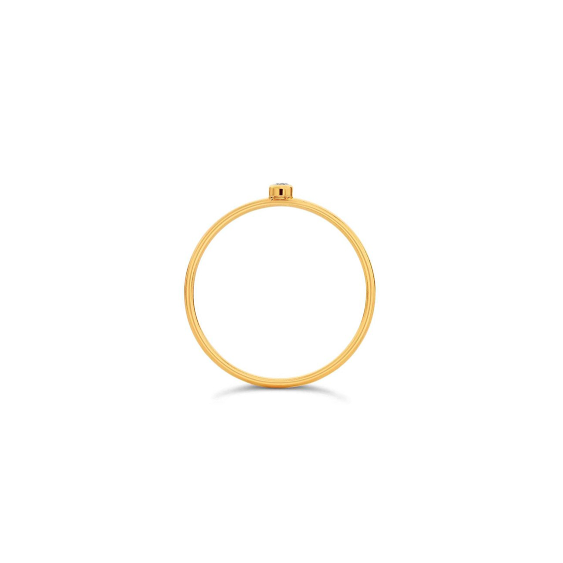 Go Rings Bezel Stackable Ring - Handmade 14-karat Gold-Filled Ring | Go Rings Ring