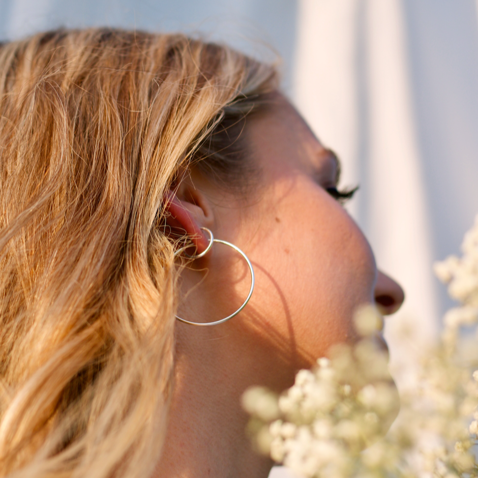 Tiny Endless Hoops Small Gold Filled Hoop Earrings Go Rings