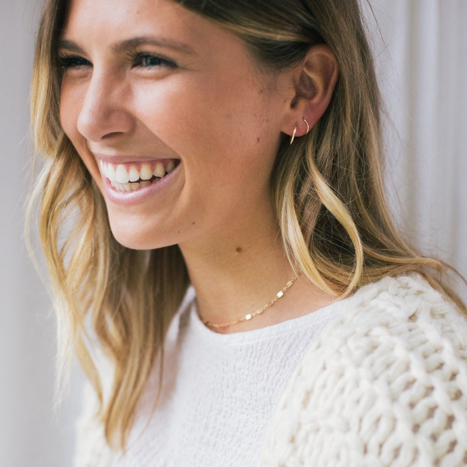Tiny Endless Hoops- Small Gold Filled Hoop Earrings | Go Rings