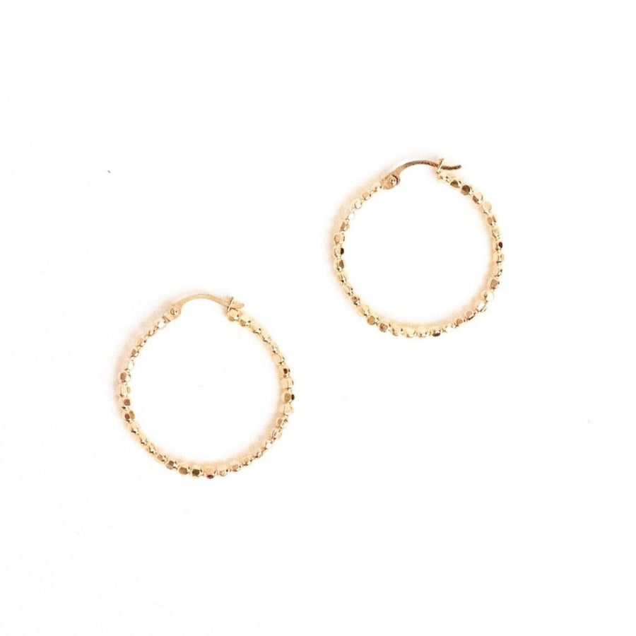 Earrings - Handmade 14K Gold-Filled Stud & Hoop Earrings | Go Rings