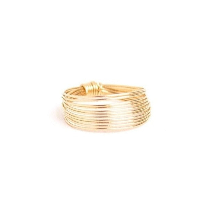 Gold Go Ring - Handmade 14-karat Gold-Filled Wire Ring | Go Rings