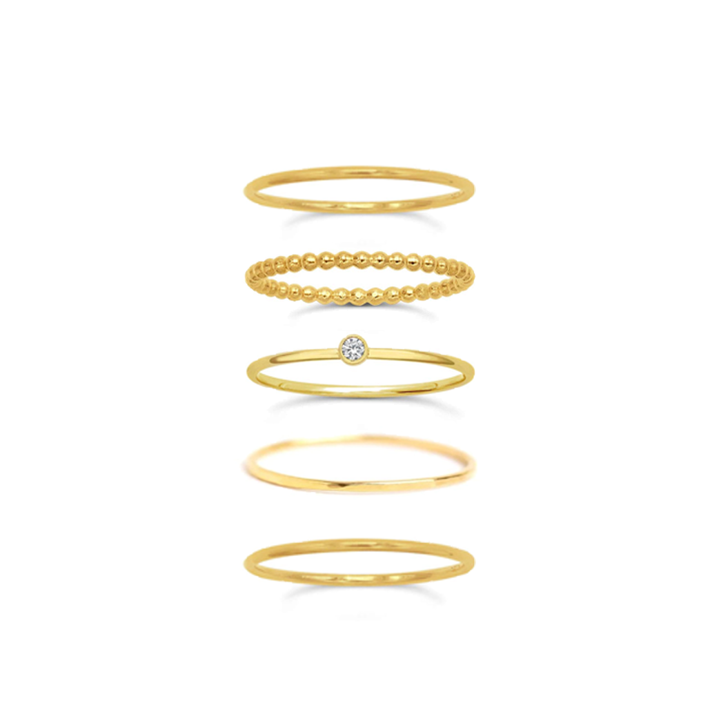 The Dainty Stack – Go Rings