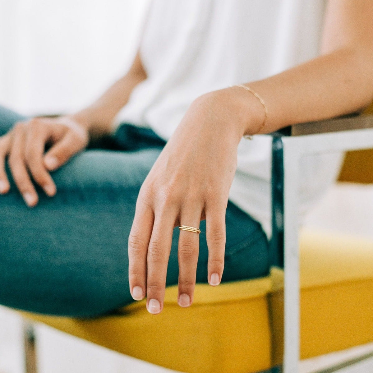 Stackable Go Ring - Handmade 14-karat Gold-Filled Stackable Ring | Go Rings