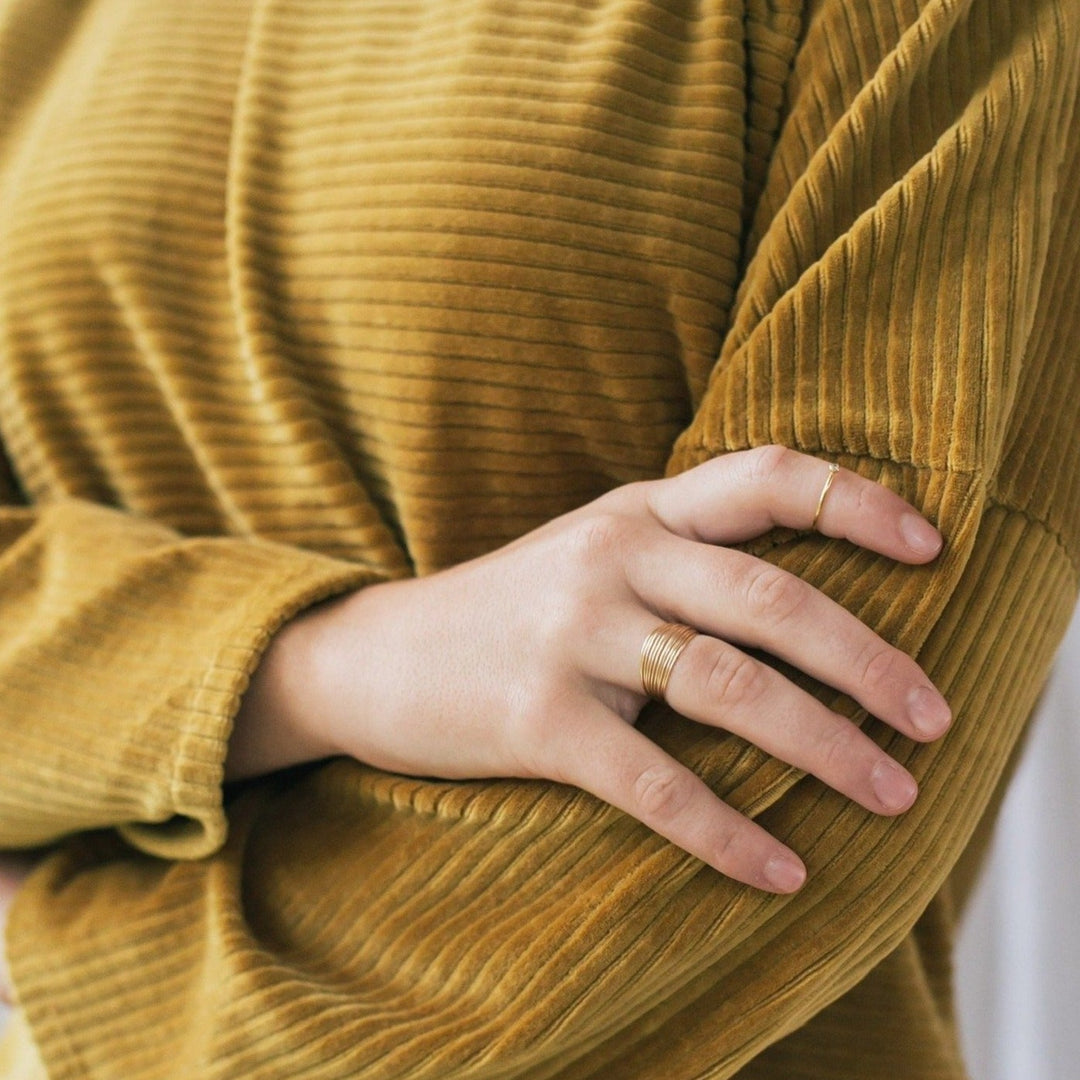 Go Rings Gold Go Ring - Handmade 14-karat Gold-Filled Wire Ring | Go Rings