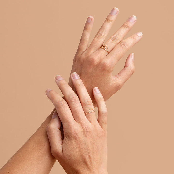 Go Rings Rings - Handmade 14K Gold-Filled & Sterling Silver Rings - Go Rings
